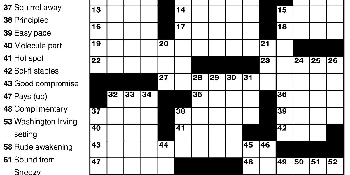 Crossword Sudoku puzzles: Jan 4 Jan 10