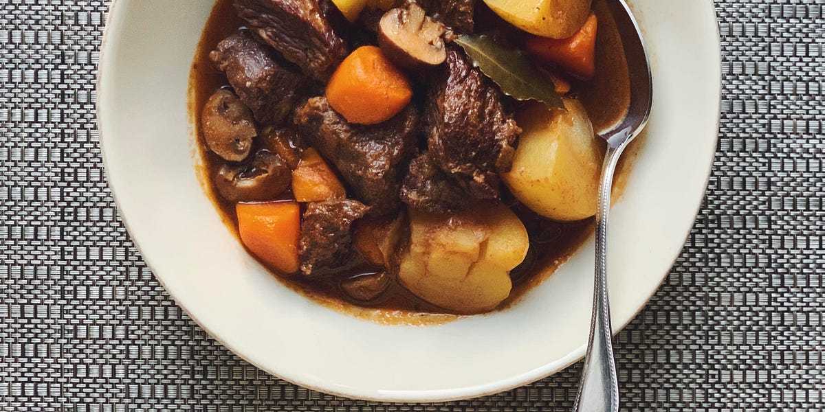 Deeply Rich Beef and Marsala Stew by Domenica Marchetti