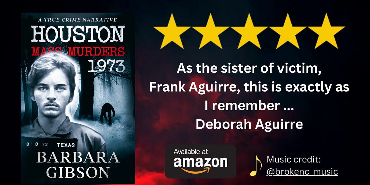 Houston Mass Murders 1973 Book Trailer