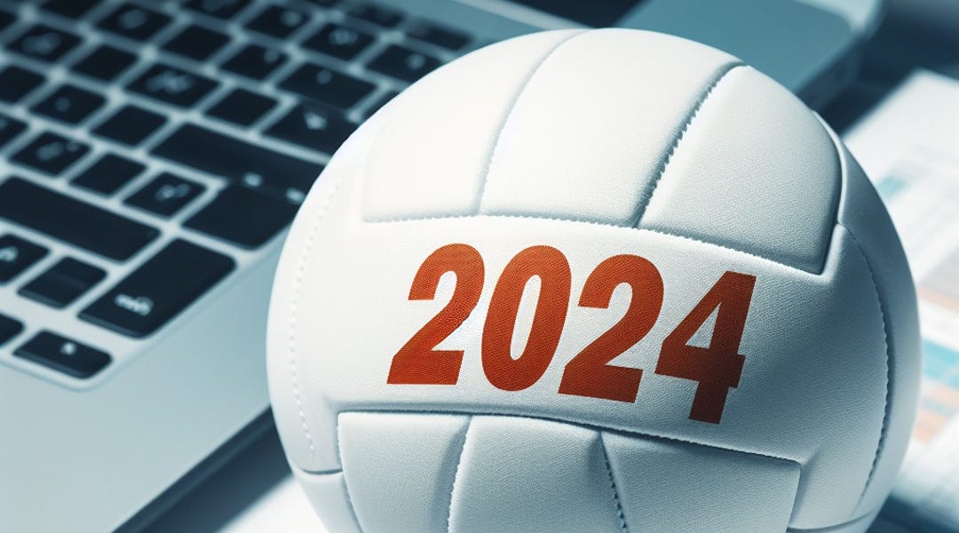 2024 back NCAA Men's Volleyball