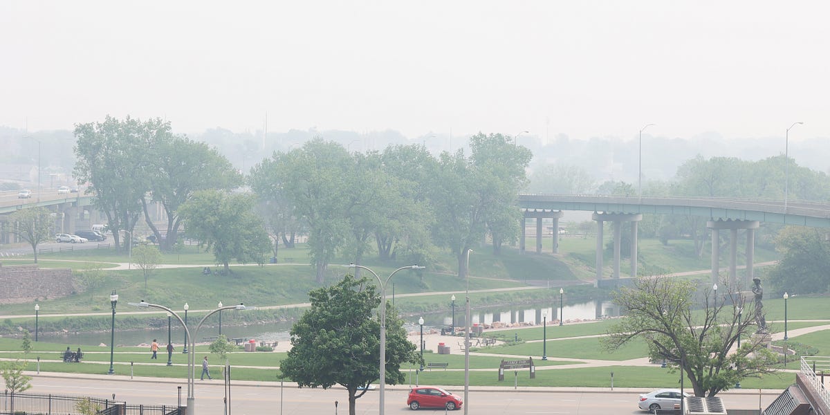 Canadian wildfires bring hazy conditions to South Dakota