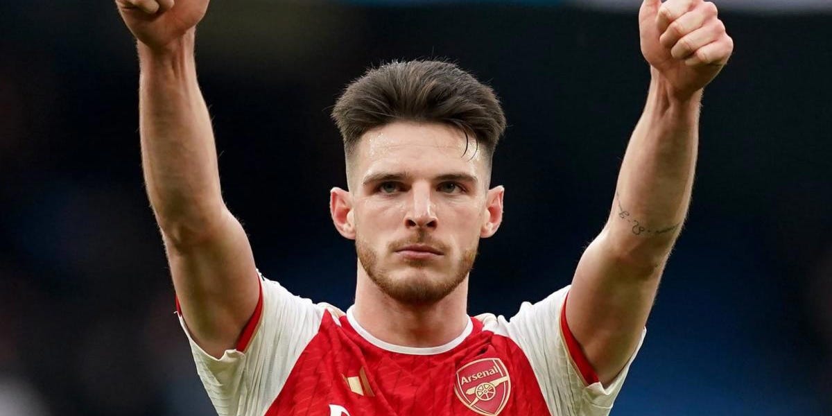 Declan Rice still hopeful of Arsenal's title fight after Aston Villa defeat