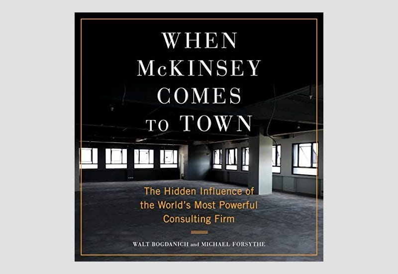 BOOK REVIEW When McKinsey Comes to Town BOOK REVIEW When McKinsey Comes to Town