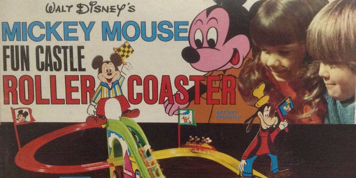 Mickey mouse deals roller coaster toy