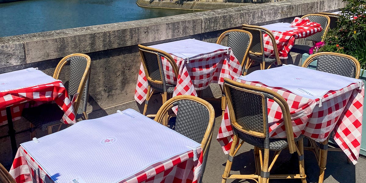Where to eat outside in Paris - by Meg Zimbeck