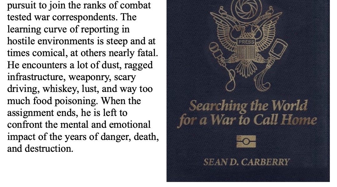 The Book by Sean D. Carberry Passport Stamps