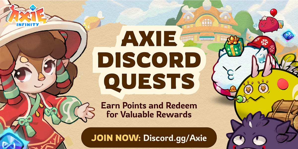 The new AXIE DISCORD quest is vivid!
