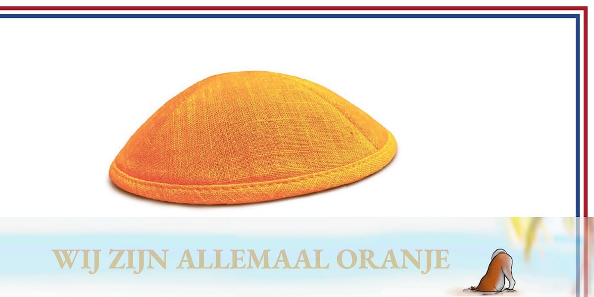 Een oranje keppeltje voor Koningsdag - by Bart Nijman
