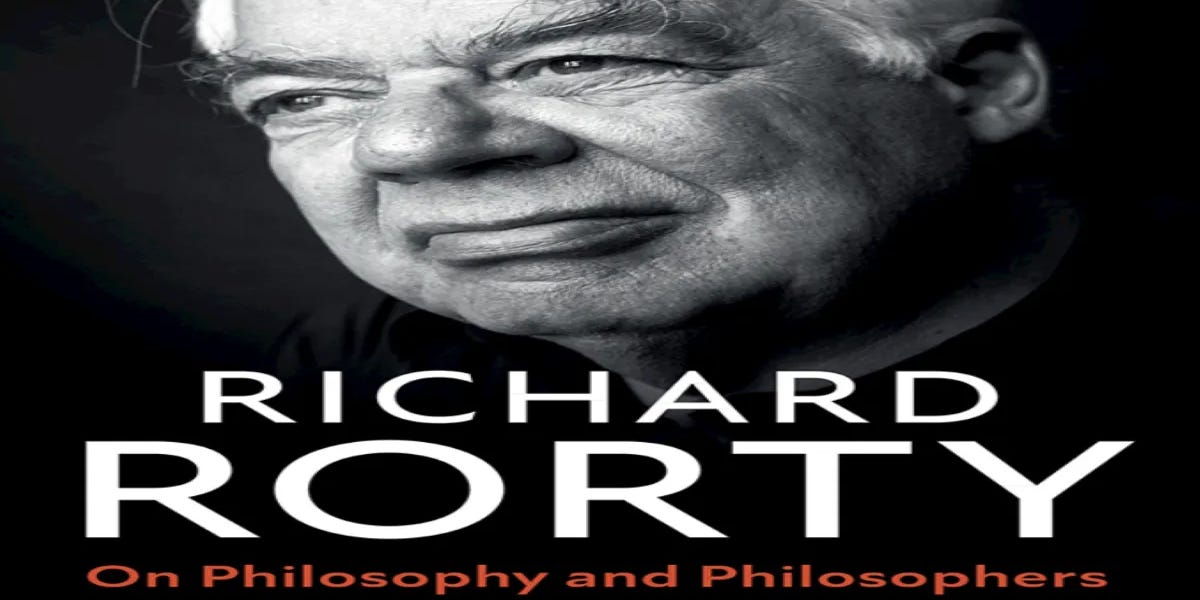 Richard Rorty’s Crude Generalisations About Analytic Philosophy