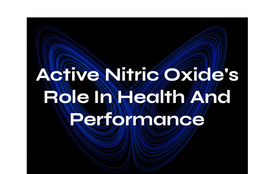 Nitric Oxide's Role In Health And Performance