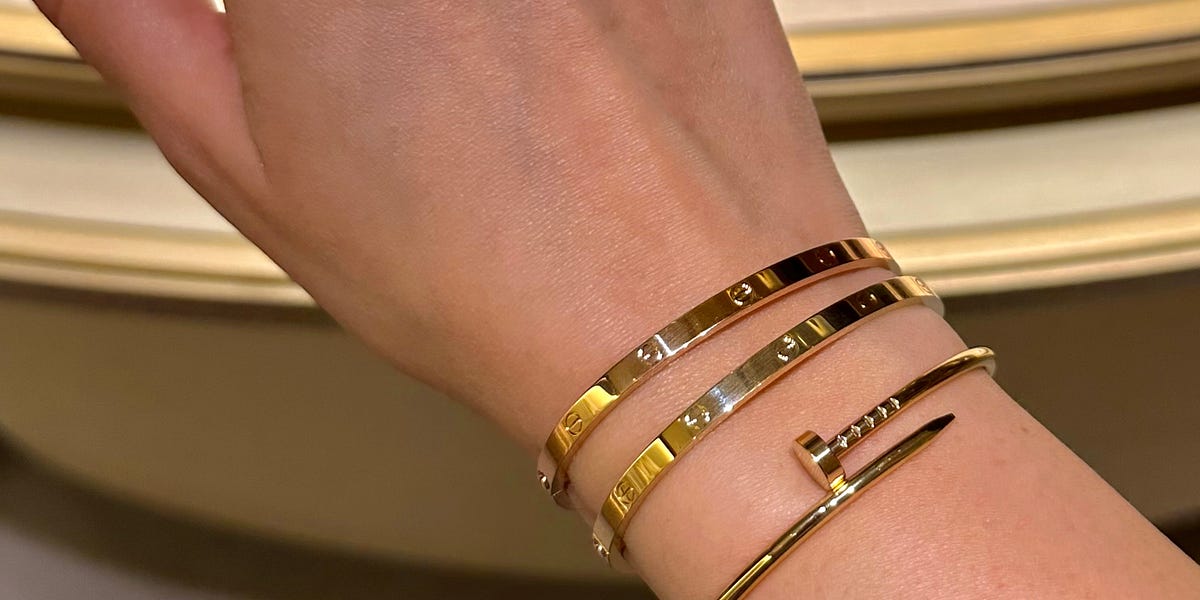 Cartier screw bracelet outlet