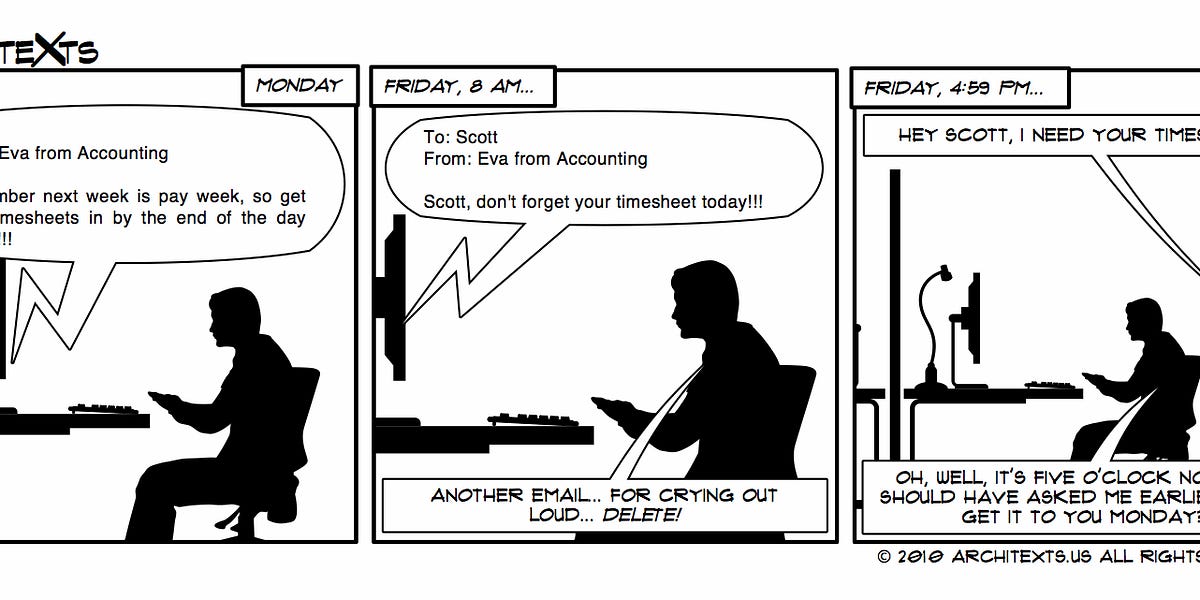 Timesheet Boogey Man Timesheets: Reminder - by Modulor Man
