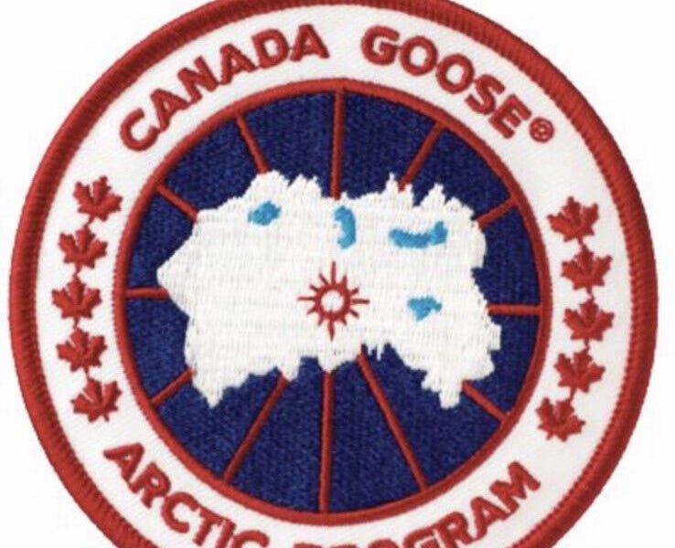 Canada goose coat logo on sale