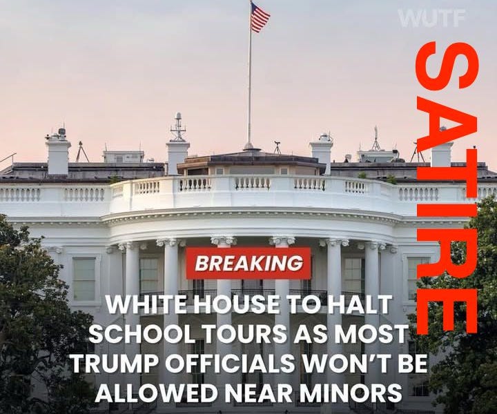 Fact Check White House Is Not Halting School Tours Due To "Trump