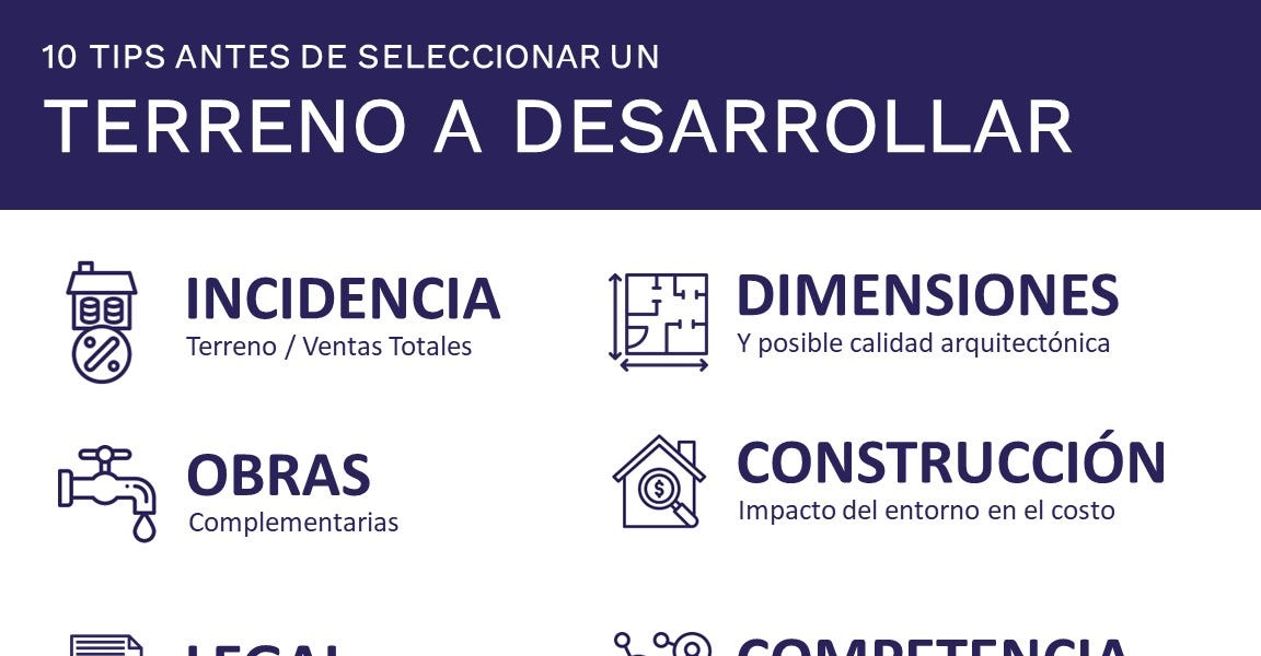 10 Factores a considerar antes de invertir en un terreno
