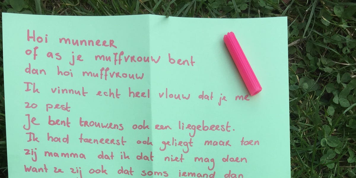 Brief Belastingdienst Aan De Bewoners Van Dit Adres