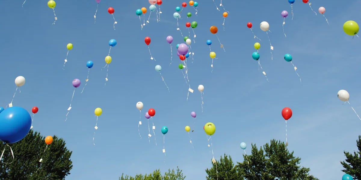 Helium Balloon Metaphor by Michael Gast