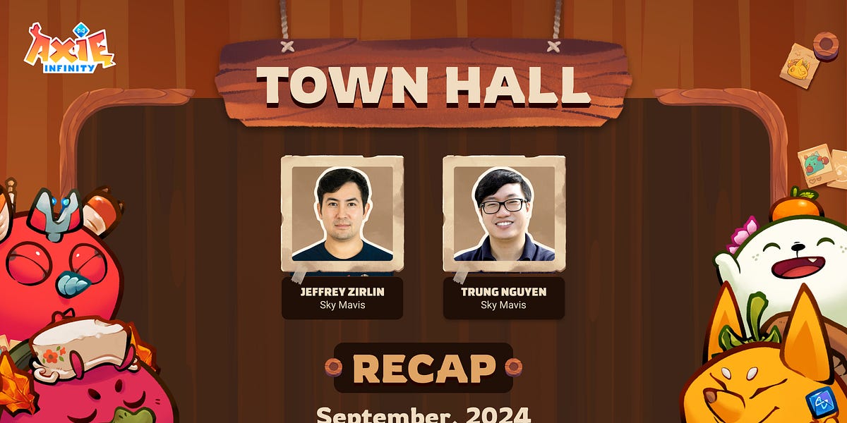 Axie Infinity September Town Hall Recap