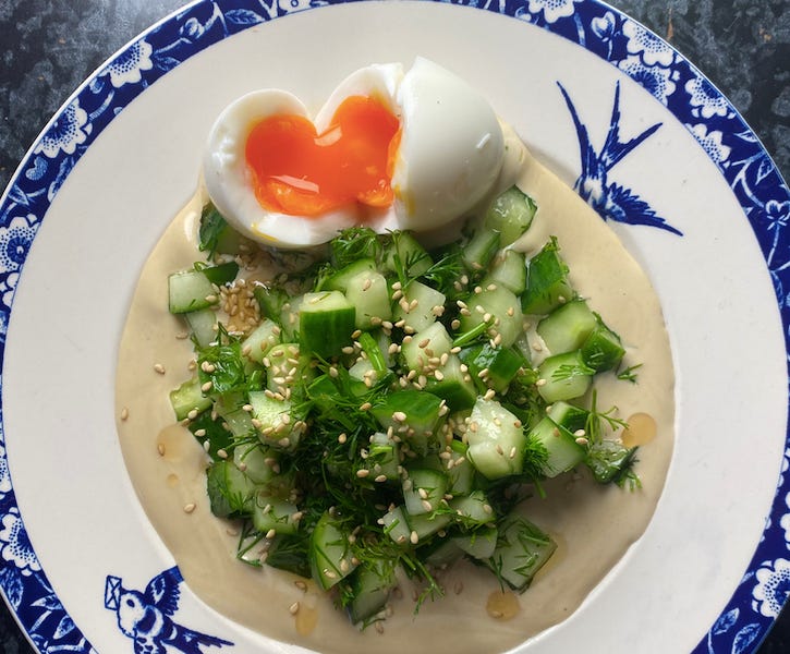 Tahini, Dill, Cucumber by Ella Risbridger