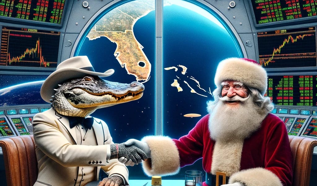 Postcards Merry Christmas from the Florida Republic
