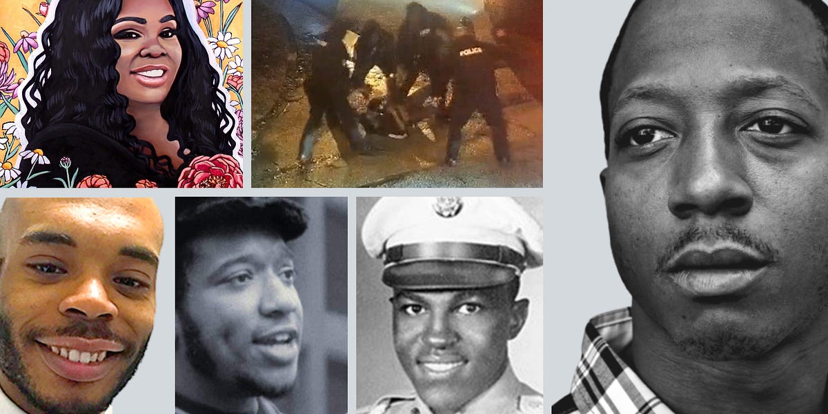 40 cases chart of police brutality victims tyrenichols