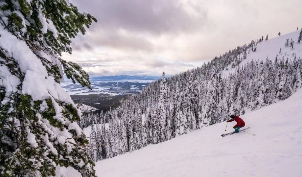 Valentine's Ski Special! Delta Airlines has flights from Detroitto