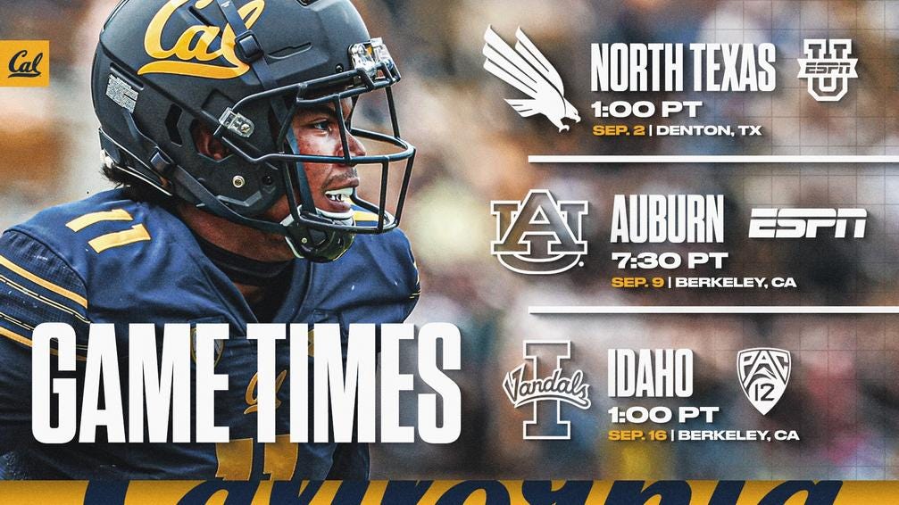 Starting Times Announced For Cal Football Non conference Games starting-times-announced-for-cal-football-non-conference-games