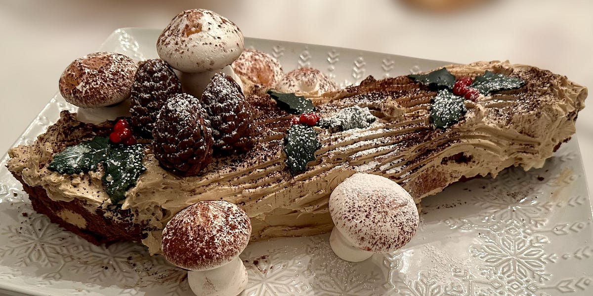 Beating Around the Bûche (de Nöel) - by Ellen Goldberg