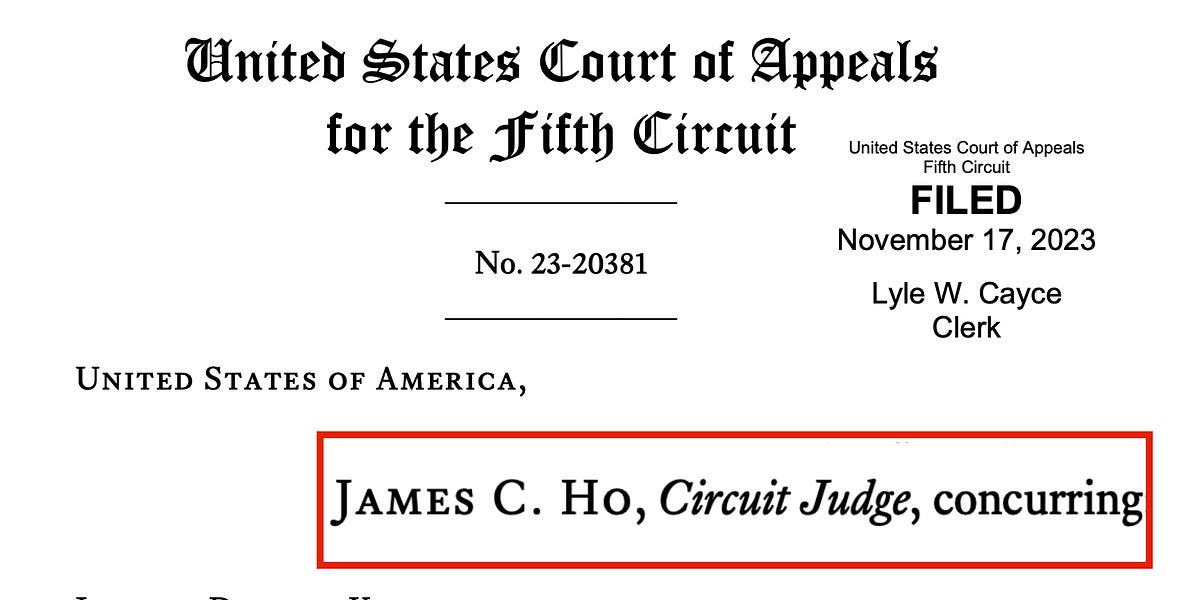 Fifth Circuit judge defends lower-court ruling in Rahimi