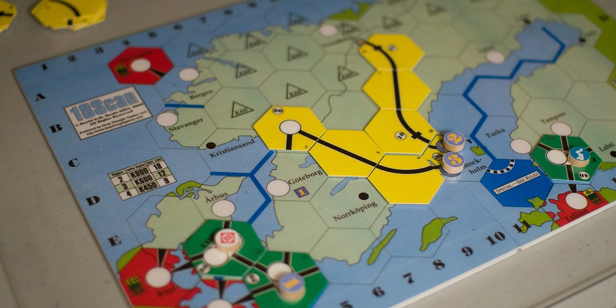 Ride The Rails Game Riding the Rails with 18xx: Five Suggested Games to Get You Started—and ...