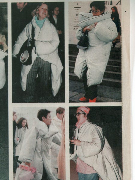 Margiela duvet coat store
