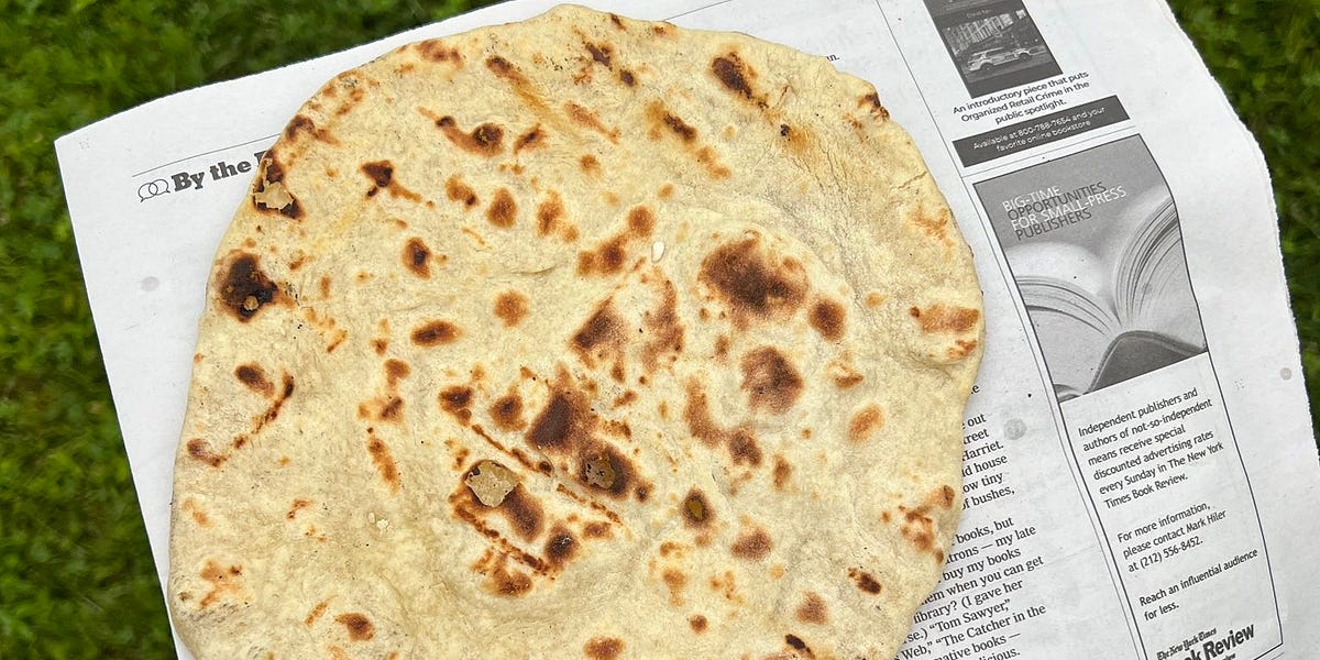 Yogurt and Olive Oil Flatbreads by Myles Snider