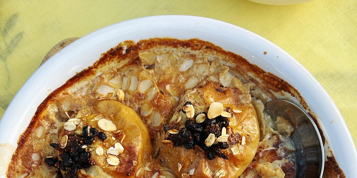 a recipe apple baked porridge by Julia Matusik