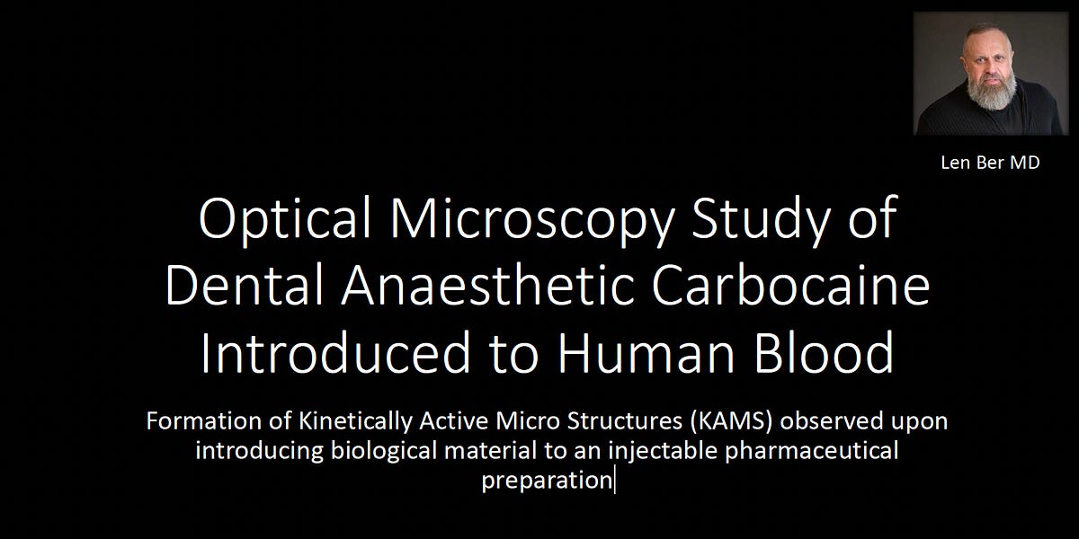 Study of Dental Anaesthetic Carbocaine Introduced to Human Blood