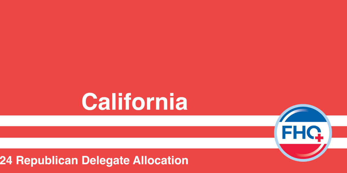 2024 Republican Delegate Allocation CALIFORNIA