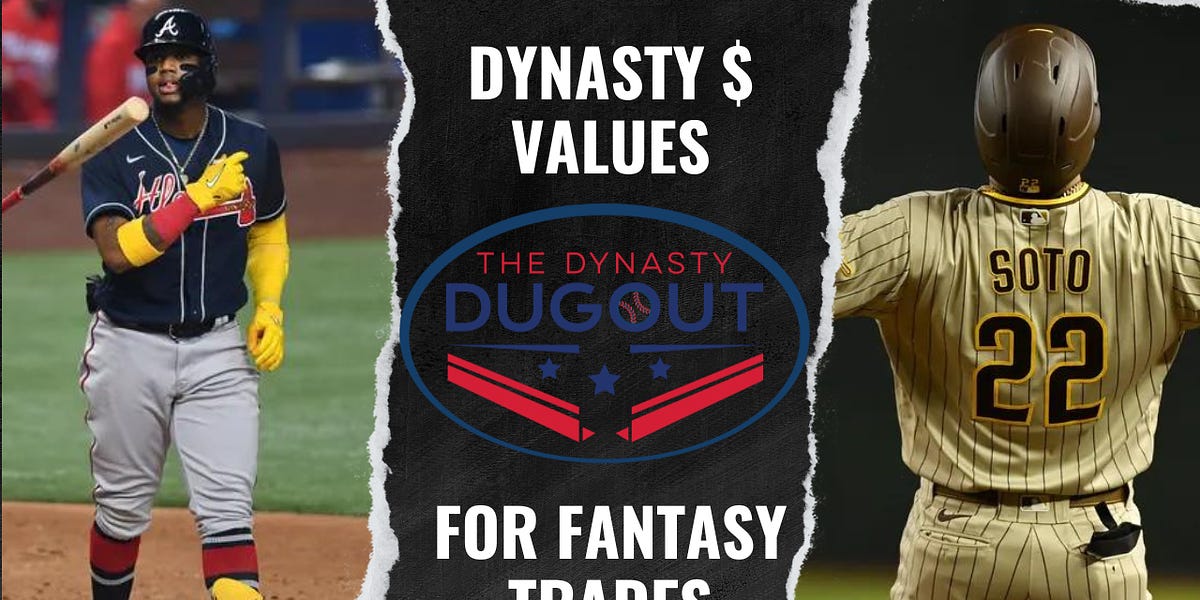 Dynasty Values for Trades (Updated with Prospects)