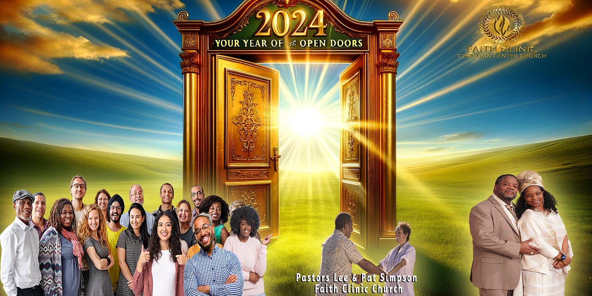 "2024 YOUR YEAR OF OPEN DOORS" by Lee Simpson