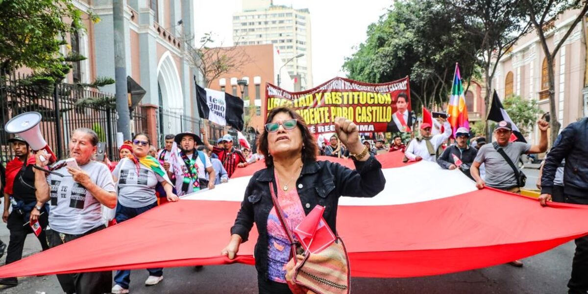 Peruvian Protests Peru protests relatively calm - by Jordana Timerman