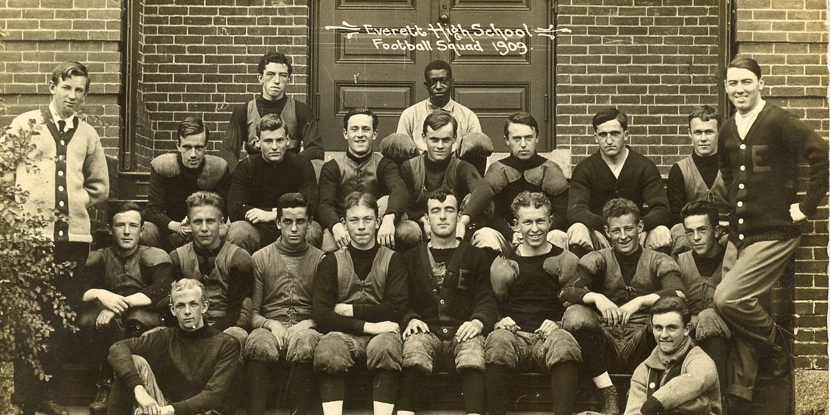 Today's Tidbit... The 1909 Everett (MA) High School Football Team