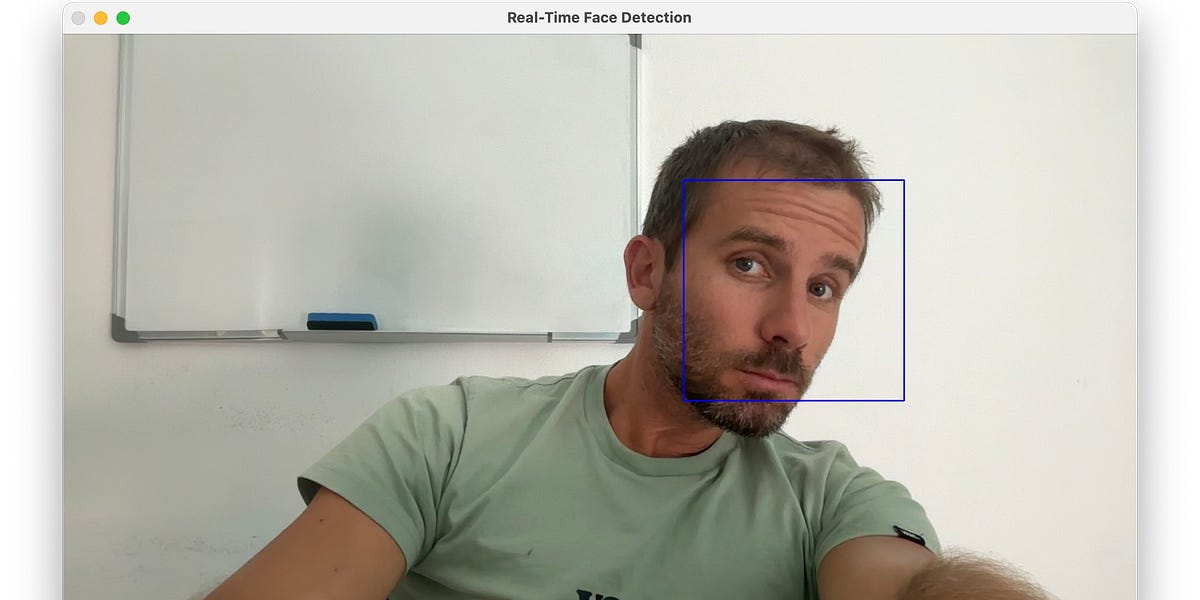 Real-Time Face Detection using OpenCV - by Ardit Sulce