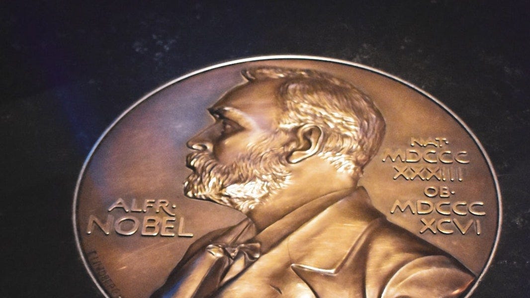 I'm mainly interested in the Nobel Peace Prize for the million bucks