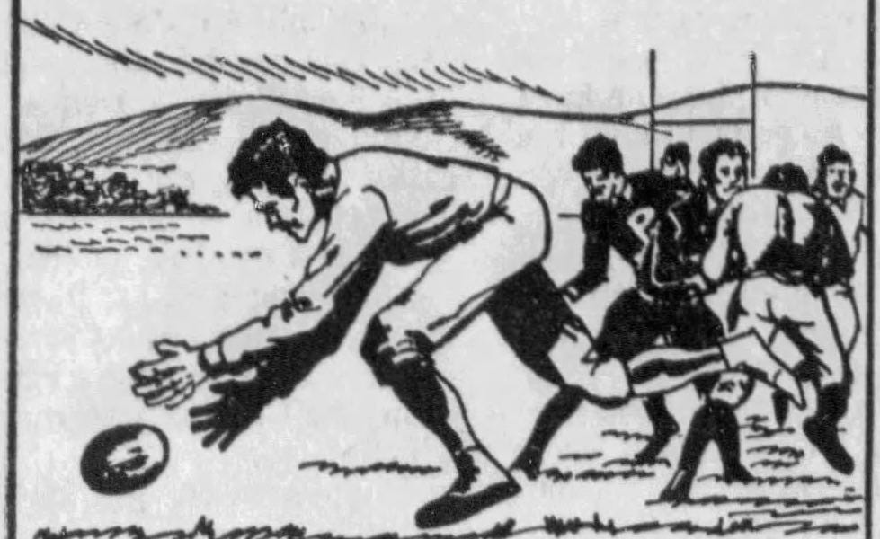 Today's Tidbit... 100 Years of Football The 1870s