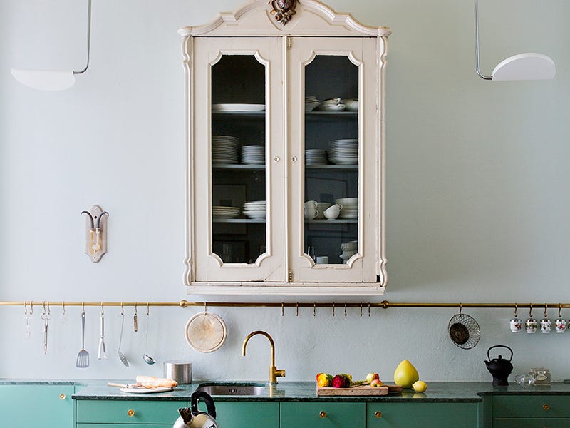 China cabinet hotsell into kitchen cabinets