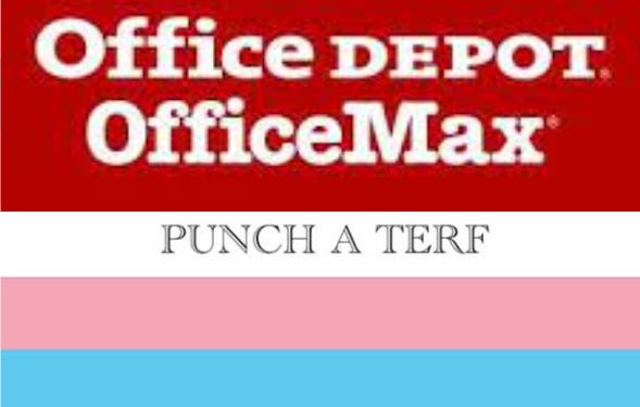 Office Max Office Depot Prints PUNCH A TERF Cards at Eight