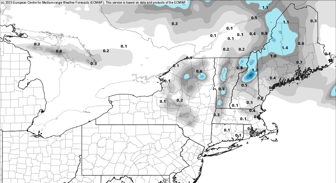 Update for Monday New England Weather Guy