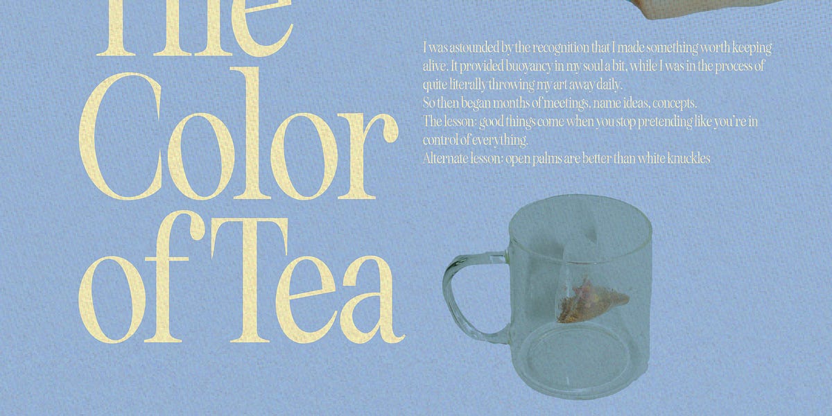 The Story of Color Theory Tea - by Jenna O'Brien
