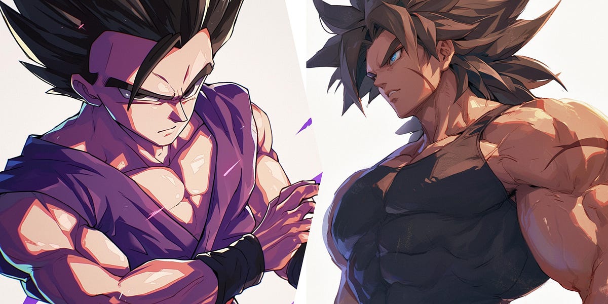 The Ultimate Potential Gohan vs. Broly by blvckbulmaa