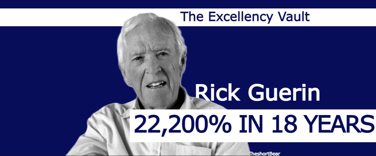 Rick Guerin - by THE SHORT BEAR - The Excellency Vault