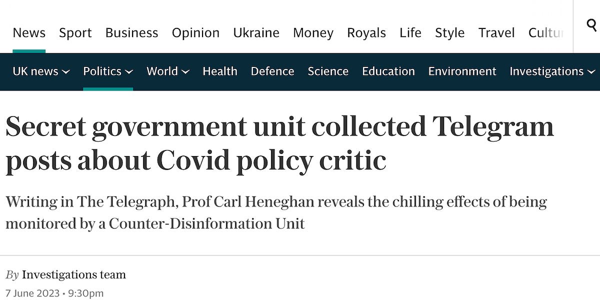 Ministry of Truth The Counter Disinformation Unit