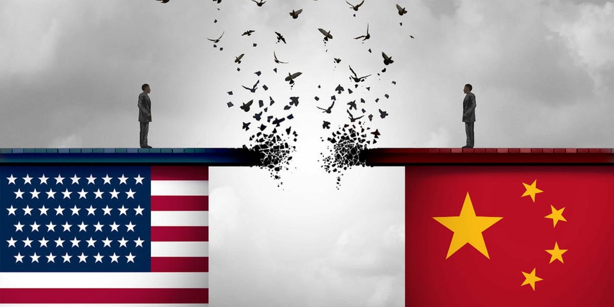 Complete US decoupling from China